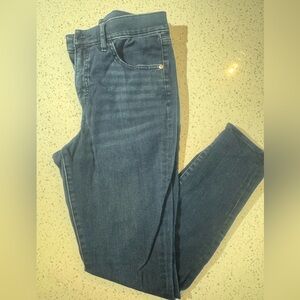 Express Dark Blue High Rise Skinny Jeans